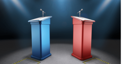 Debatų metu balsuokite už labiausiai įtikinusį kandidatų sąrašą