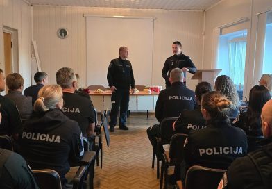 Rajono policijai vadovaus naujas viršininkas